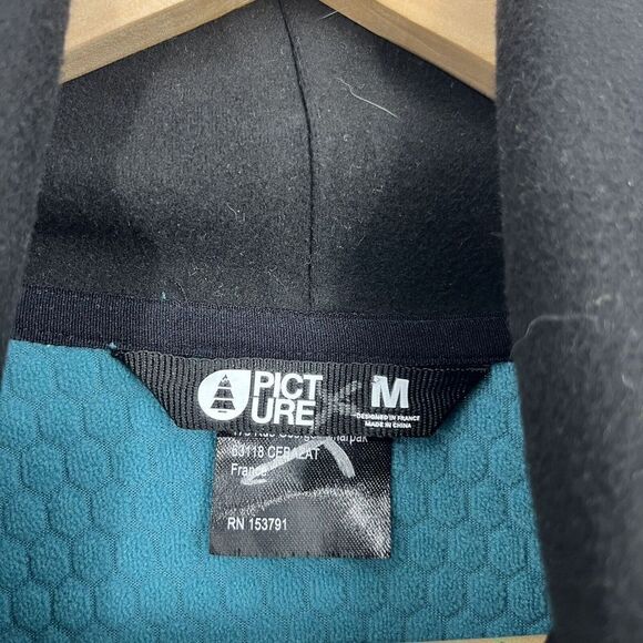 Picture Organic Clothing Sweatshirt Size Medium Womens Blue Pullover Turtleneck - Picture 5 of 11